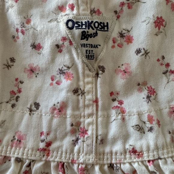 NWT OshKosh Floral Jumper with Matching Onsie - Picture 8 of 9